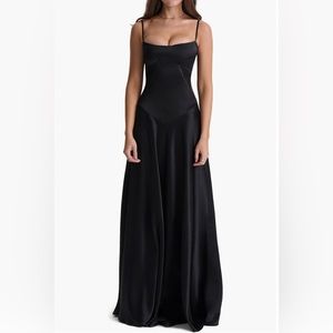 House of CB Annabella lace-up gown